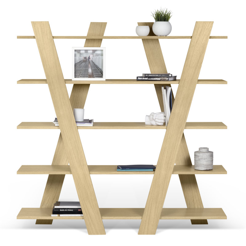 Brayden Studio Ashmore Etagere Bookcase Wayfair