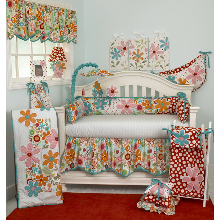 7 piece crib bedding set