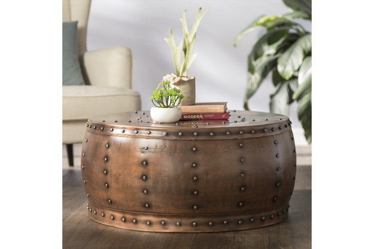 espinoza drum coffee table