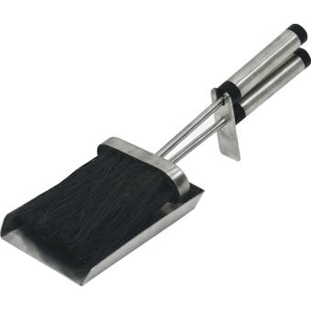 Symple Stuff Pewter 2 Piece Cast Iron Fireplace Tool Set Wayfair