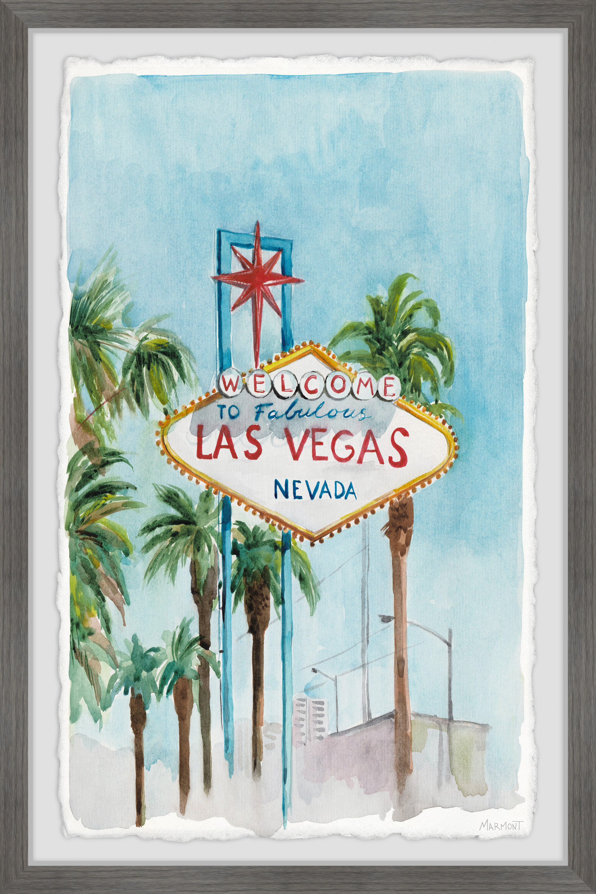 Bayou Breeze Welcome To Fabulous Las Vegas - Picture Frame 