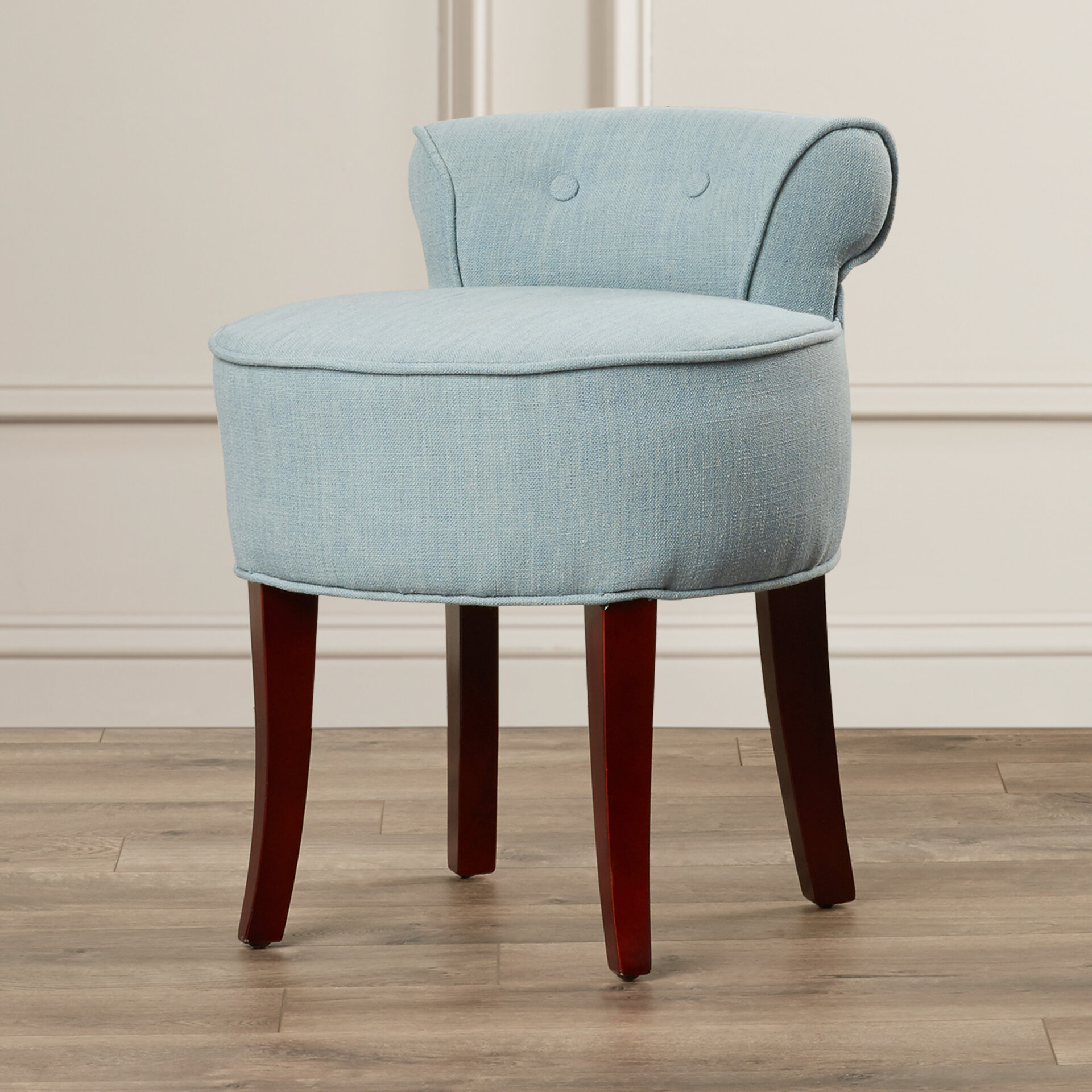 Upholstered Vanity Accent Stools You Ll Love In 2020 Wayfair