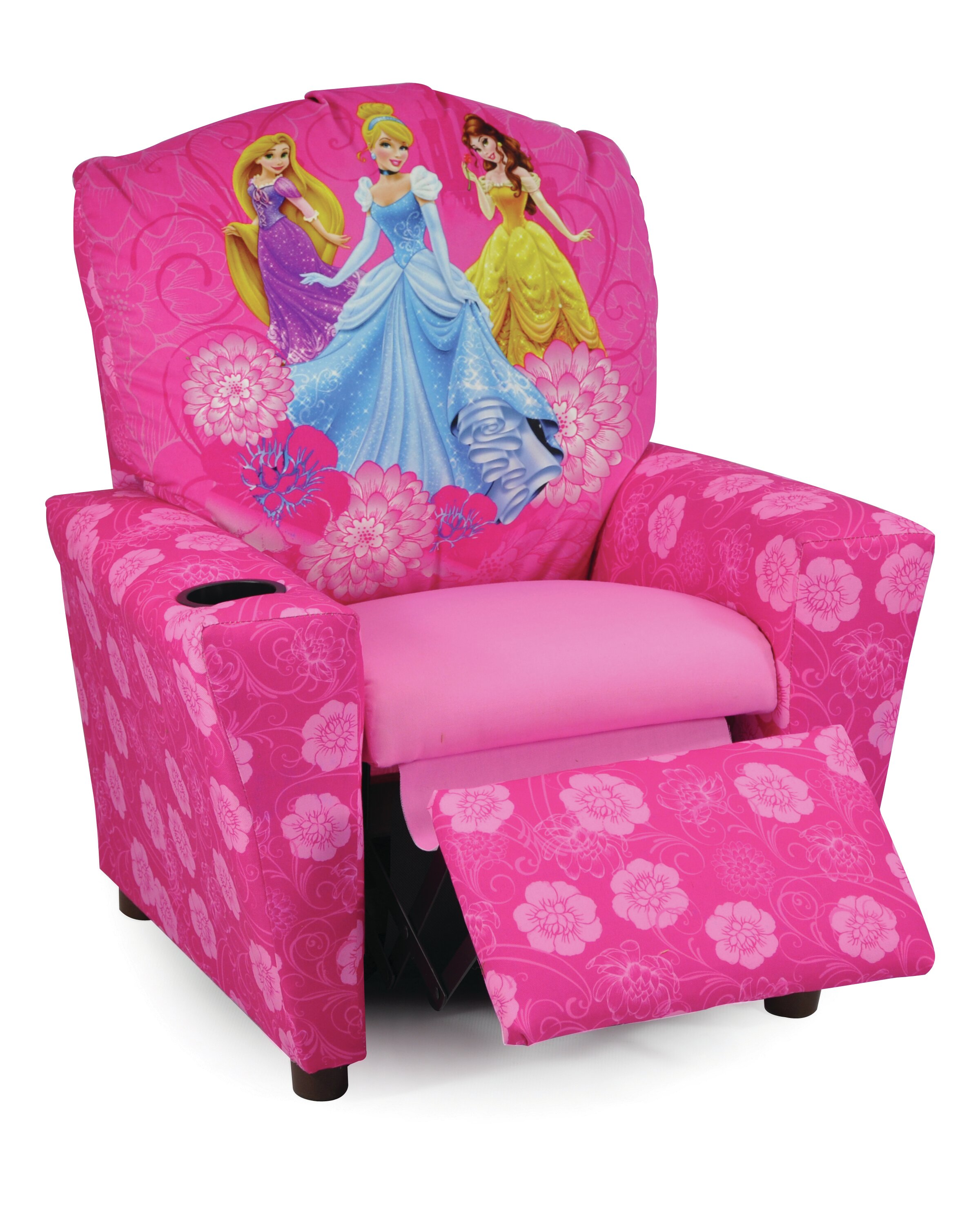 Kidzworld Disney Princesses Kids Chair With Cup Holder Reviews Wayfair