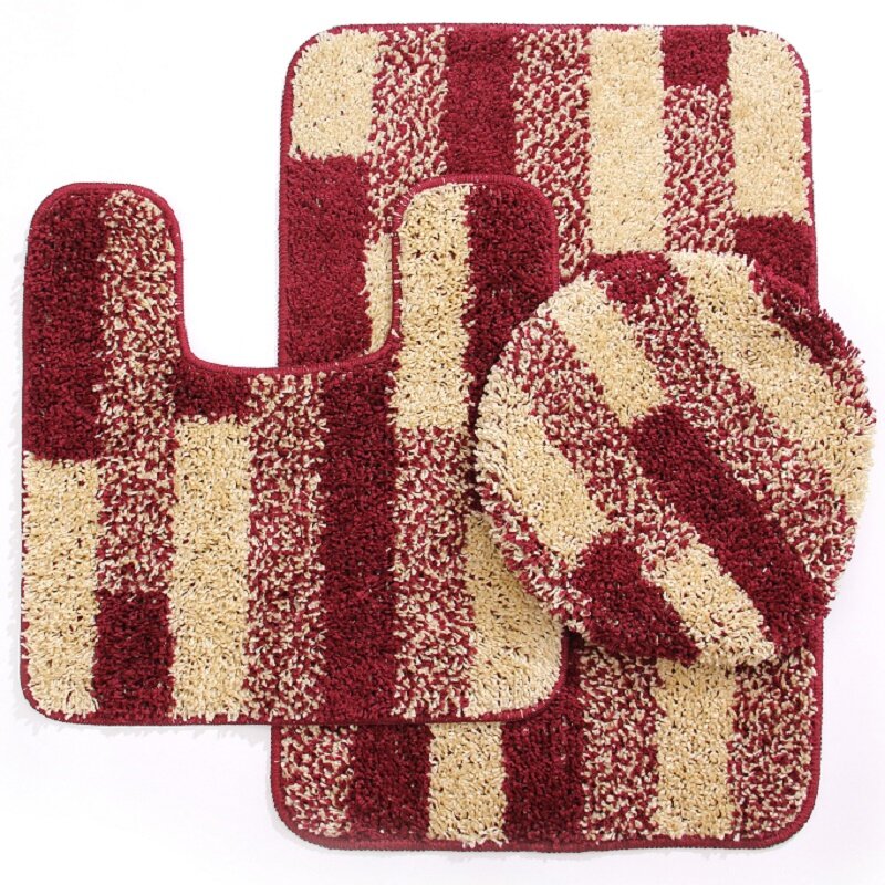 maroon bath rugs