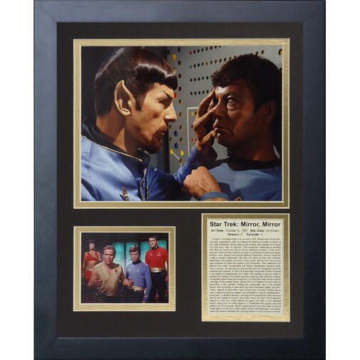 Legends Never Die Star Trek Framed Photographic Print | Wayfair