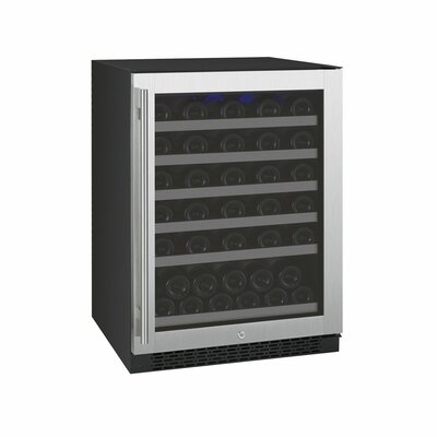 Allavino 56 Bottle FlexCount Series Single Zone Freestanding Wine Cooler  Color: Stainless Steel