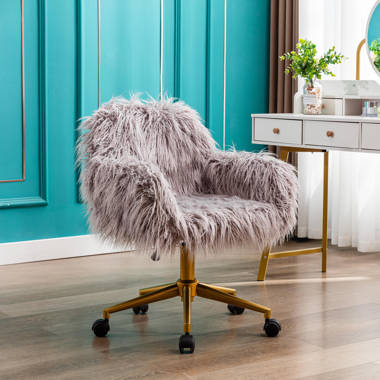 wayfair fur chair