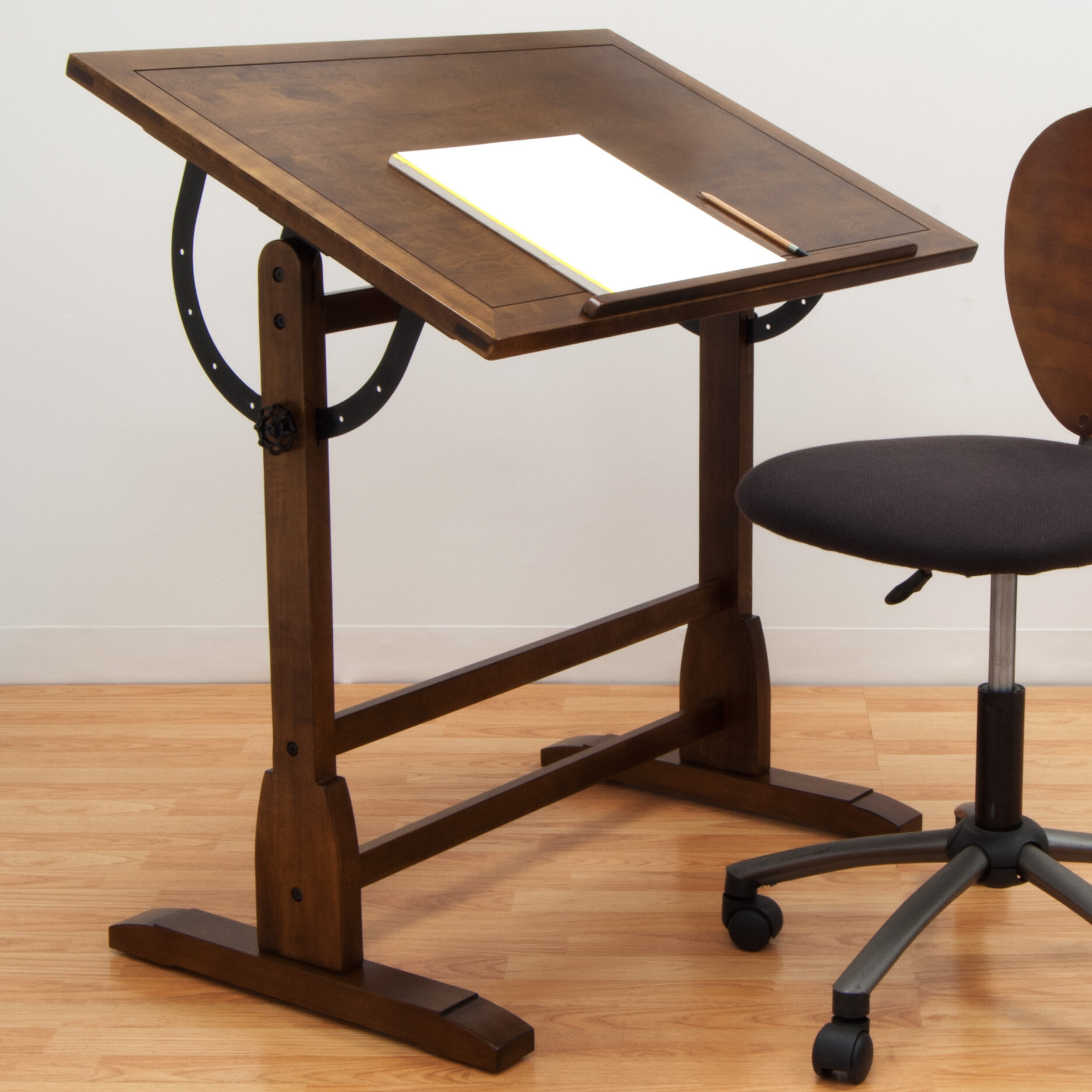 Studio Designs Solid Wood Drafting Table Reviews Wayfair