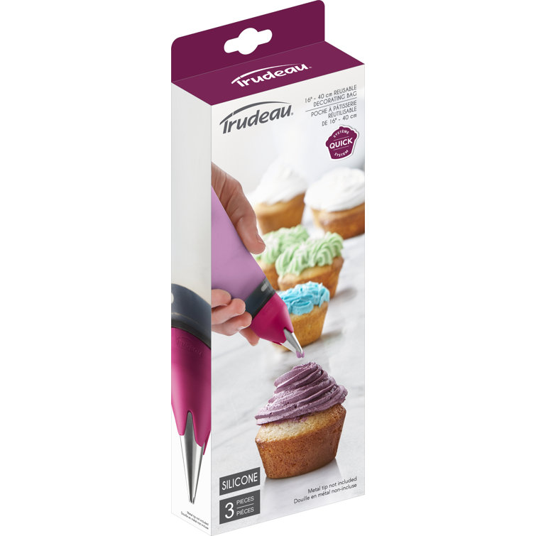 Trudeau 3 Piece Silicone Reusable Decorating Bag Wayfair