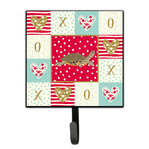 The Holiday Aisle Barcus Pond Slider Turtle Wall Key Organizer With Key Hooks Wayfair