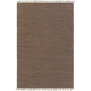 Easy Home Delaney Hand-Woven Brown Area Rug
