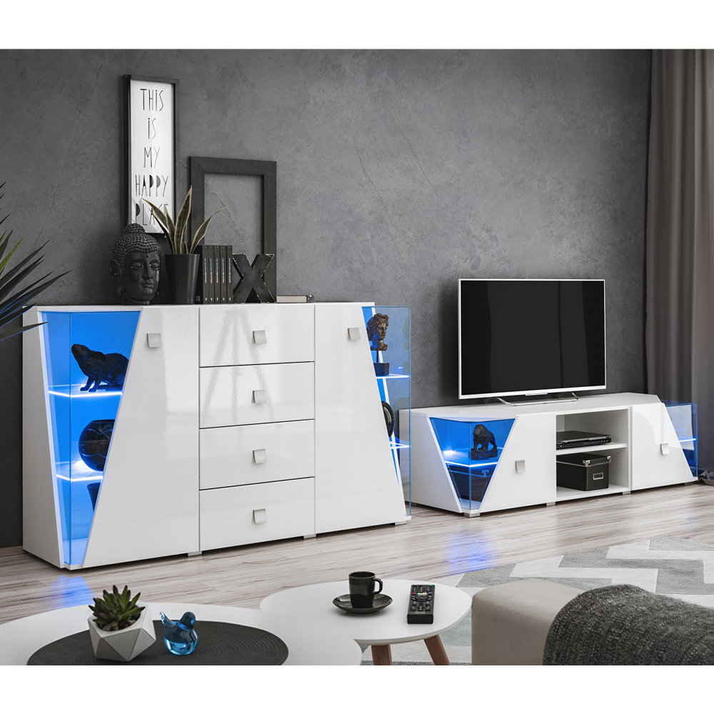 Orren Ellis Tito Entertainment Center For Tvs Up To 65 Wayfair