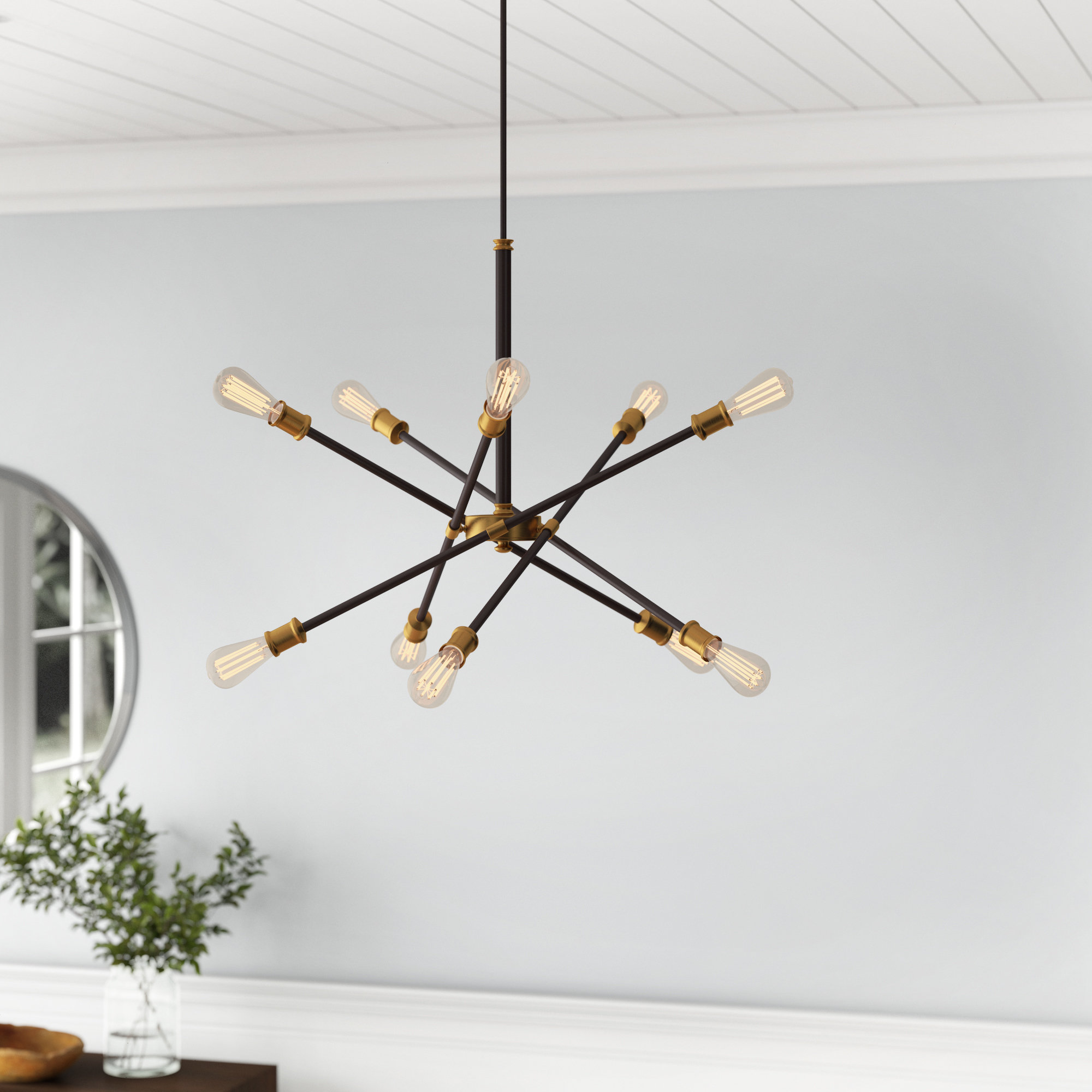 Modern Brass 10 Arm Light Sputnik Light Wall Sconce Fixture Sputnik Wall Lamp Colorcard De