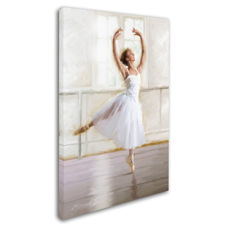 forord Omhyggelig læsning bundet Harriet Bee 'Ballet Dancer' Canvas Art & Reviews | Wayfair