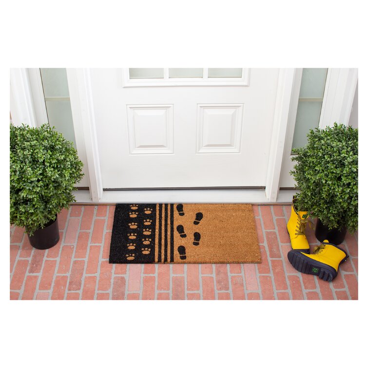 non-skid rubber backed, DOORMAT--18 X 27--CAT on POND 