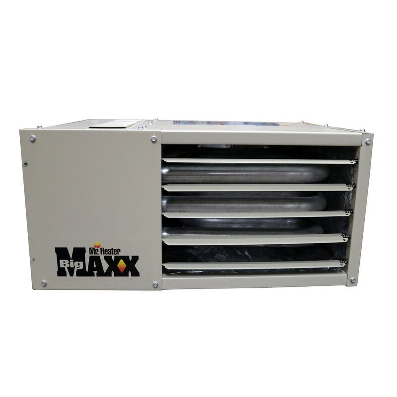 Big Maxx Garage Unit Natural Gas Propane Forced Air Ceiling Mounted Heater