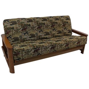Tapestry Box Cushion Futon Slipcover By Millwood Pines
