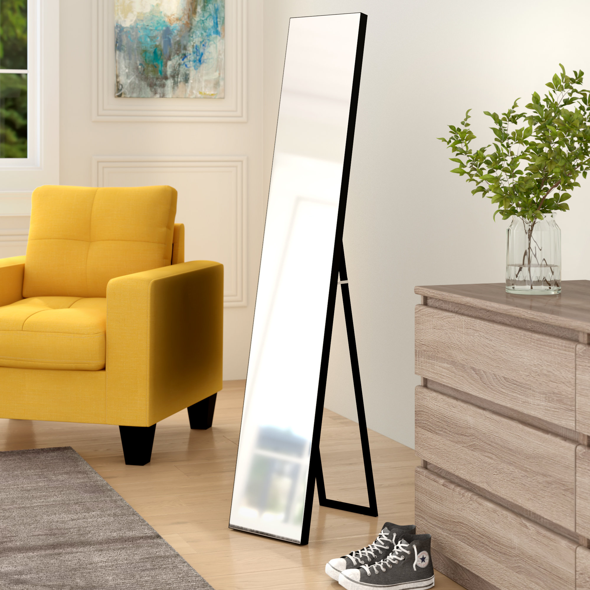 George Oliver Hanlon Modern Contemporary Frameless Full Length