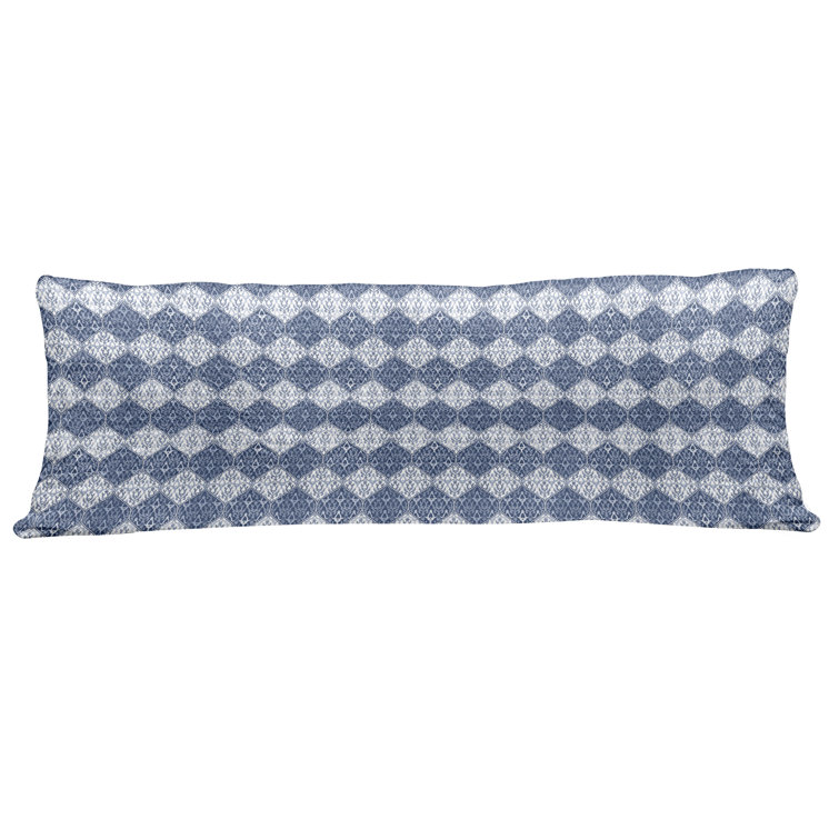 blue long pillow