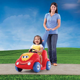 blue whisper ride push car