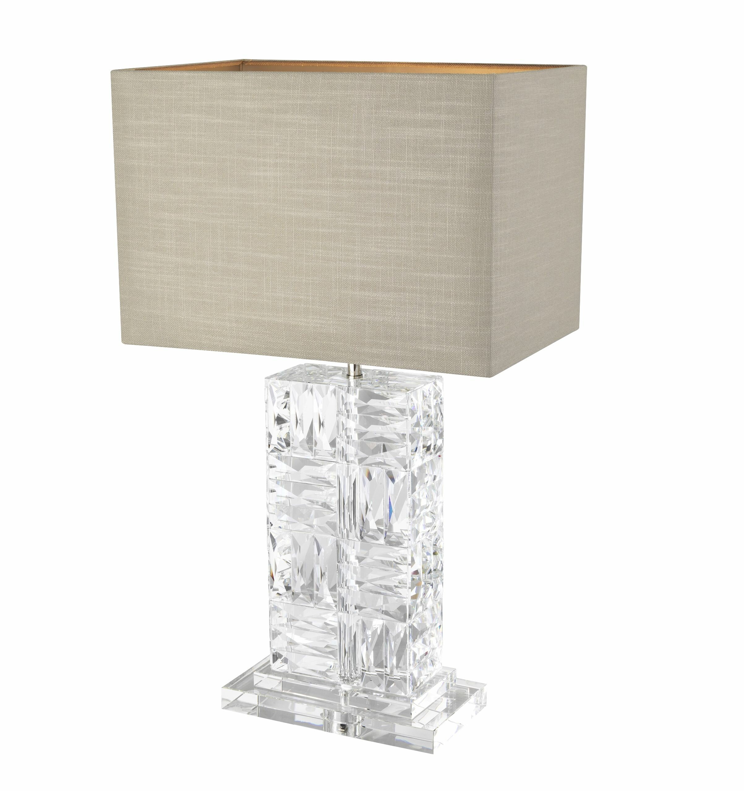 crystal glass lamp base