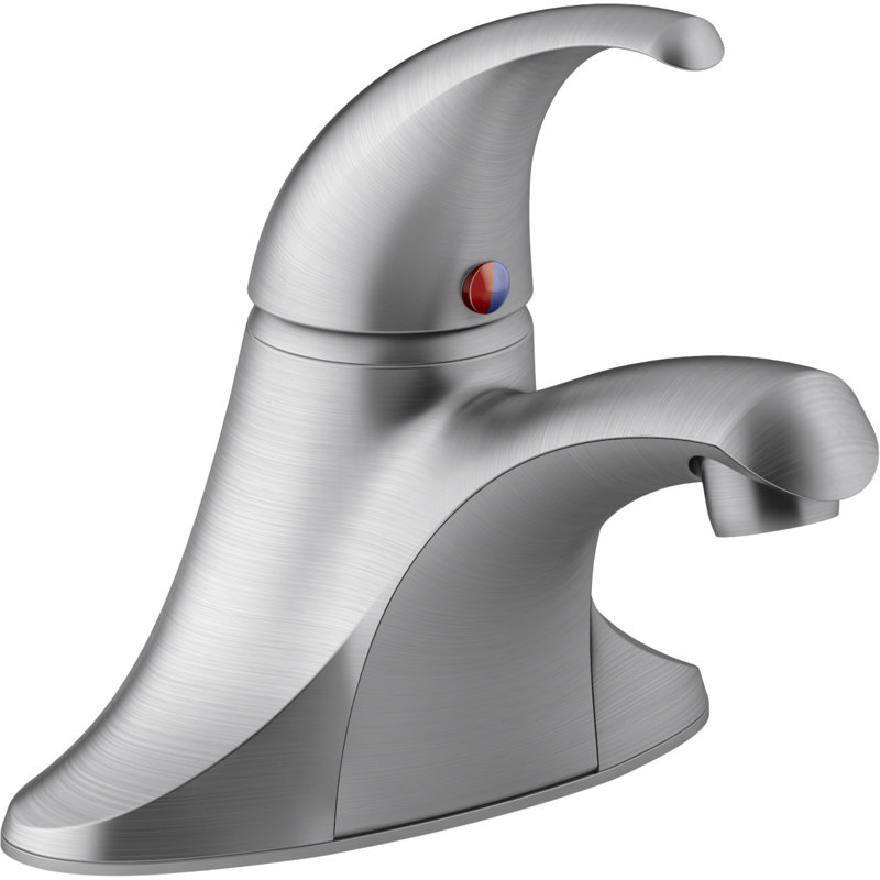 Kohler Coralais Single Handle Centerset Bathroom Sink Faucet With Metal Pop Up Drain And Lift Rod Project Pack Wayfair