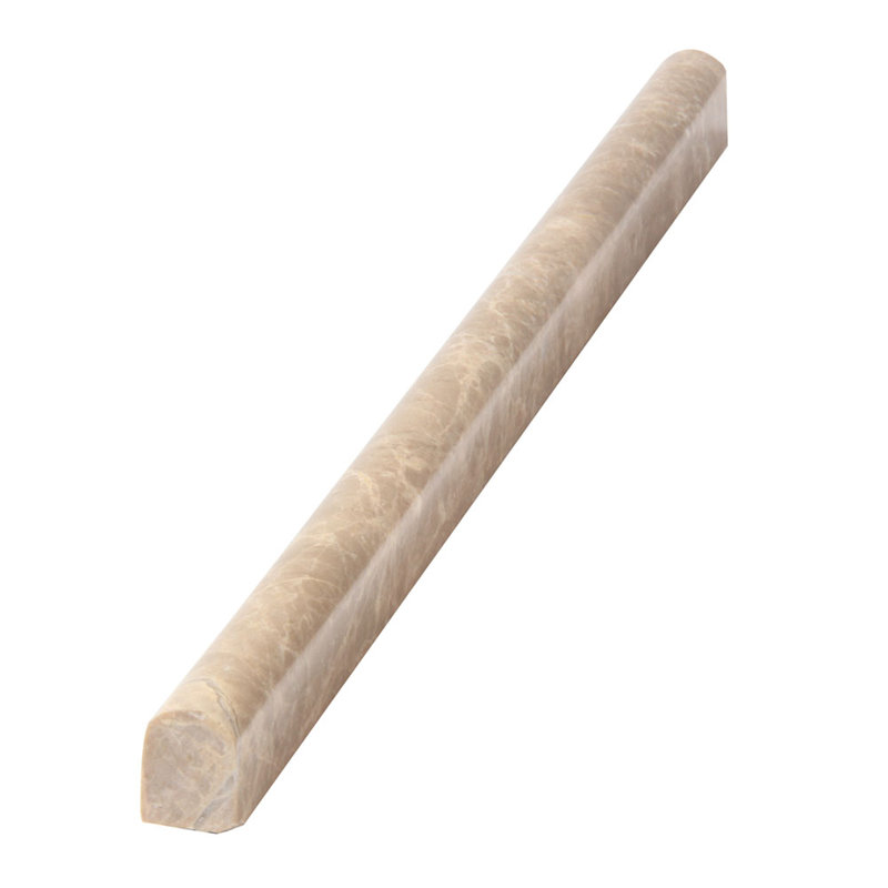 Seven Seas Emperador Light 12 X 0 75 Polished Marble Pencil