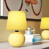 yellow and grey table lamp