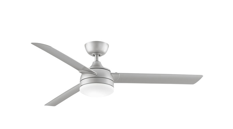 Xeno Ceiling Fan 3-Blade 1-Light LED 56"W FP6729-220 Finish: Nickel
