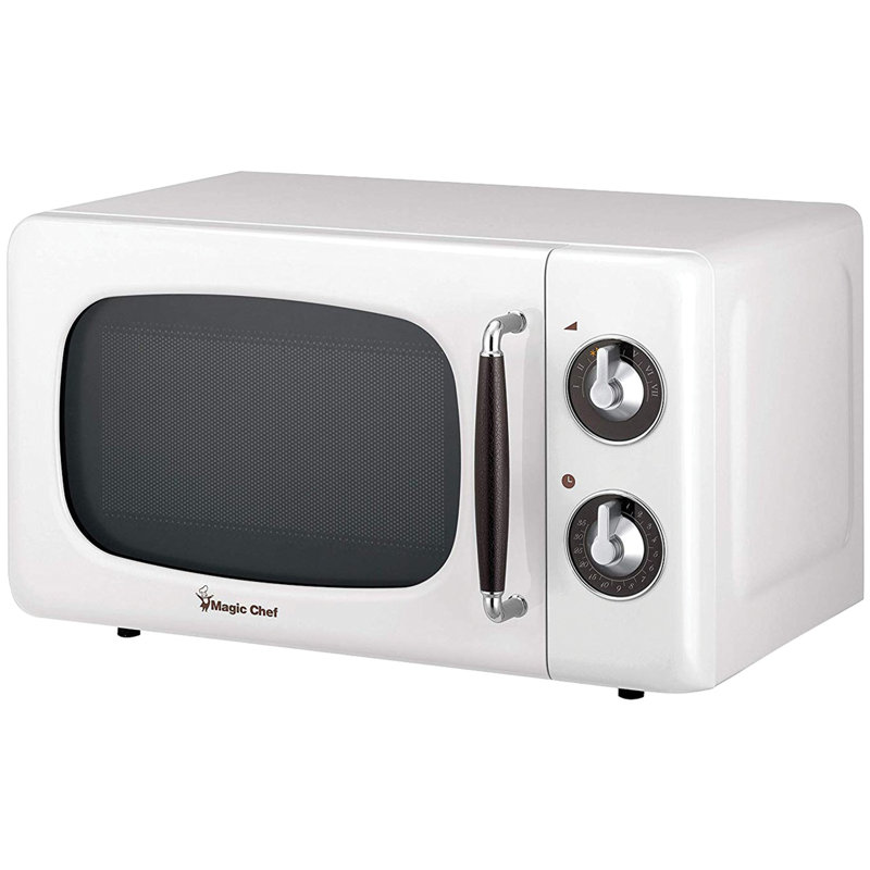 Magic Chef 0 7 Cubic Ft 700 Watt Retro Microwave Reviews Wayfair