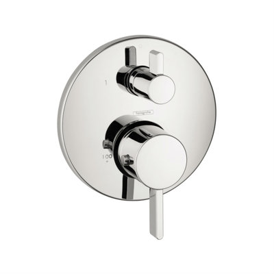 Hansgrohe S Thermostatic Volume Control Faucet Trim With Lever