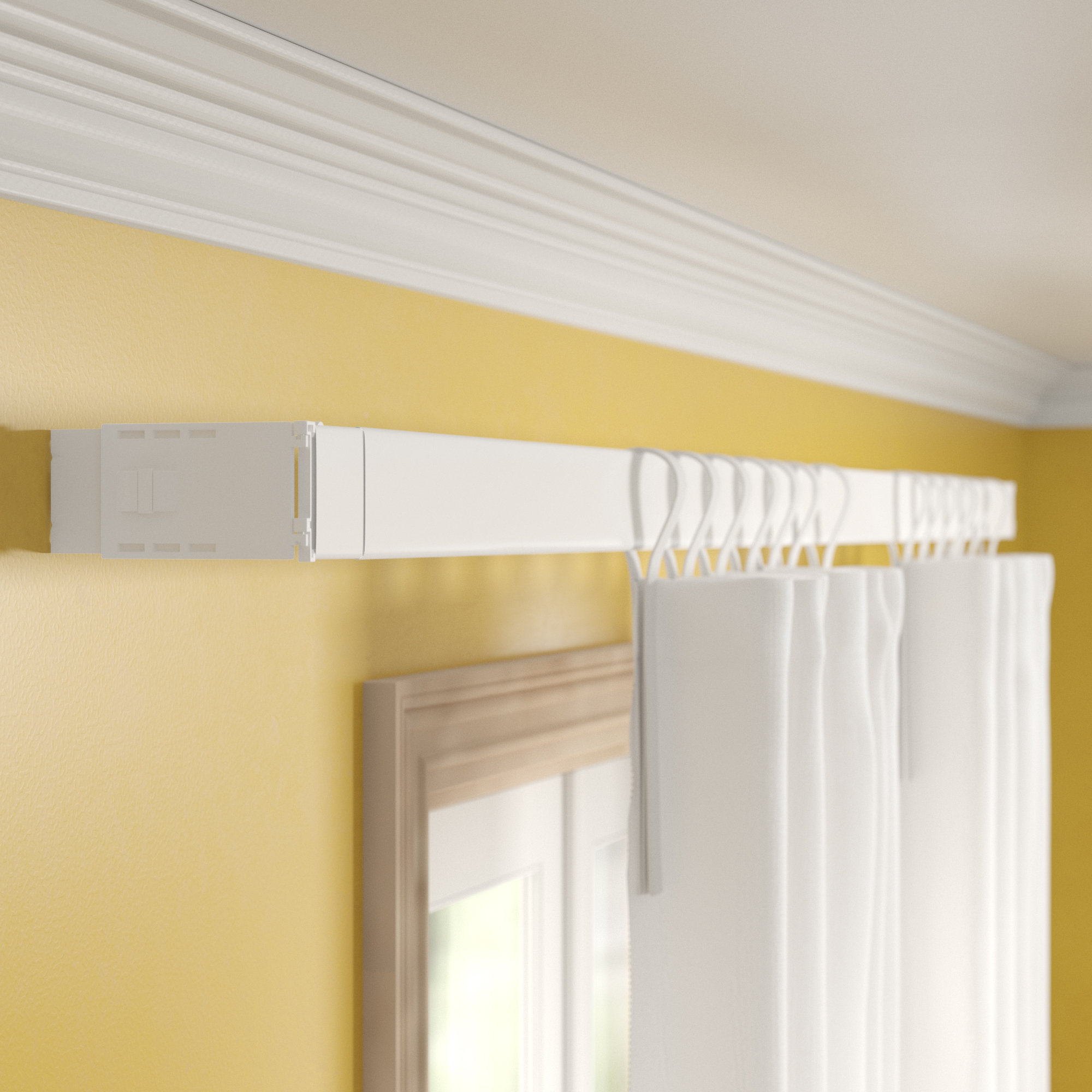 Zipcode Design Shanell Wide Pocket Single Curtain Rod Reviews Wayfair