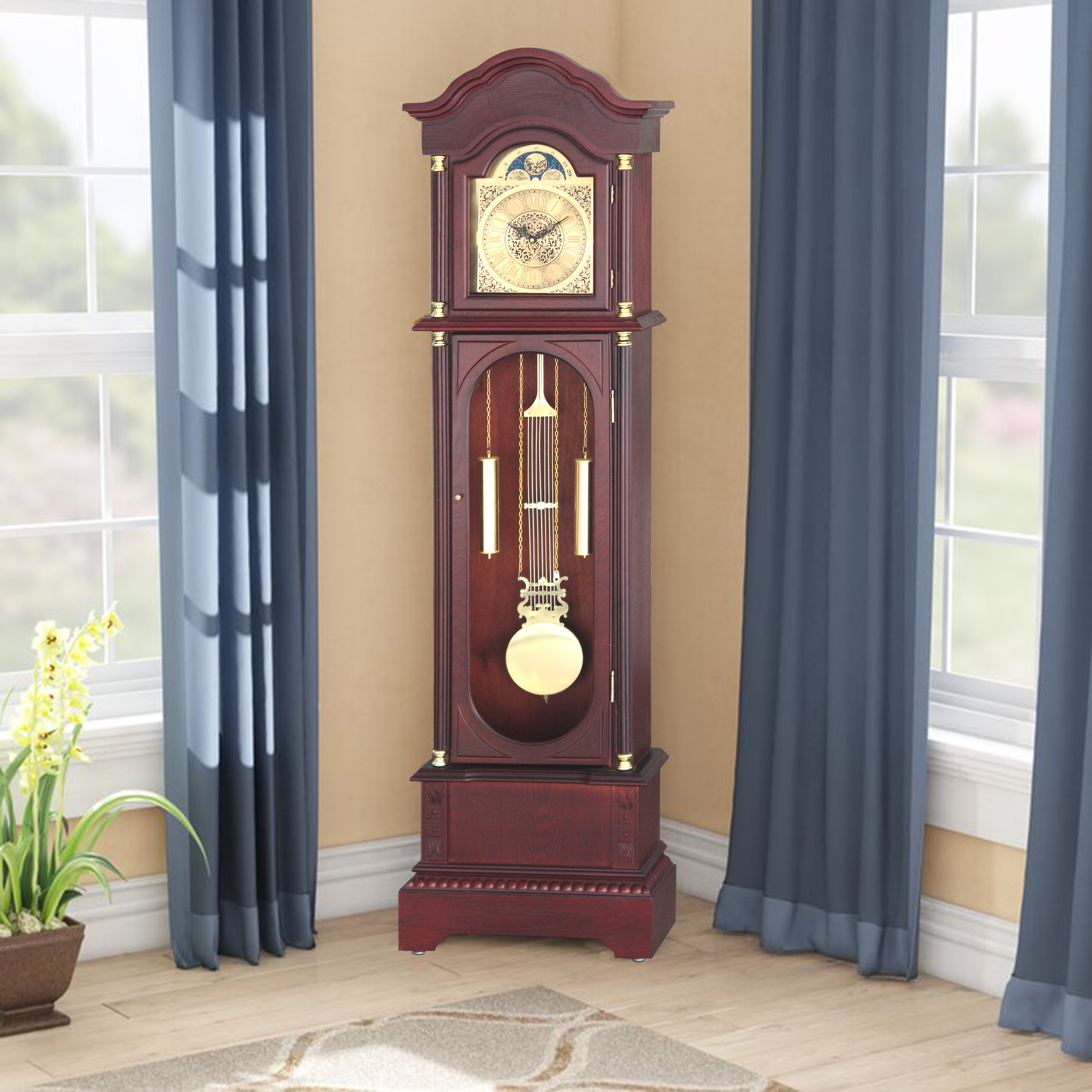 Grandfather Clocks Astoria Grand Coston 71.63" Wood Grandfather Clock & Reviews | Wayfair