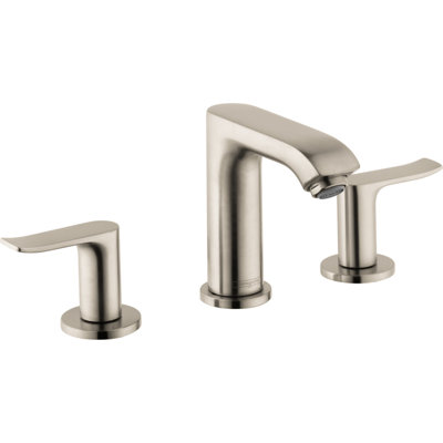 Metris E Widespread Bathroom Faucet Hansgrohe Finish Brushed Nickel