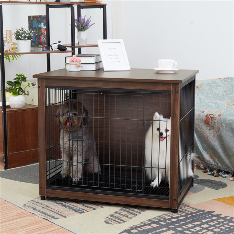 bedside dog crate
