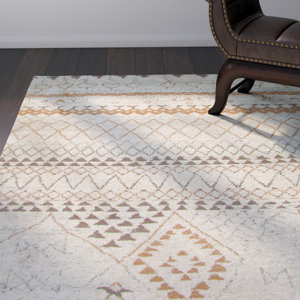 Aiden Hand-Knotted Ivory Area Rug