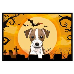 Halloween Jack Russell Terrier Doormat