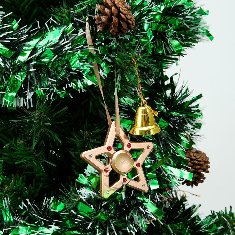 Matashicrystal Christmas Tree Star Spinner With Crystal Holiday Shaped Ornament Wayfair