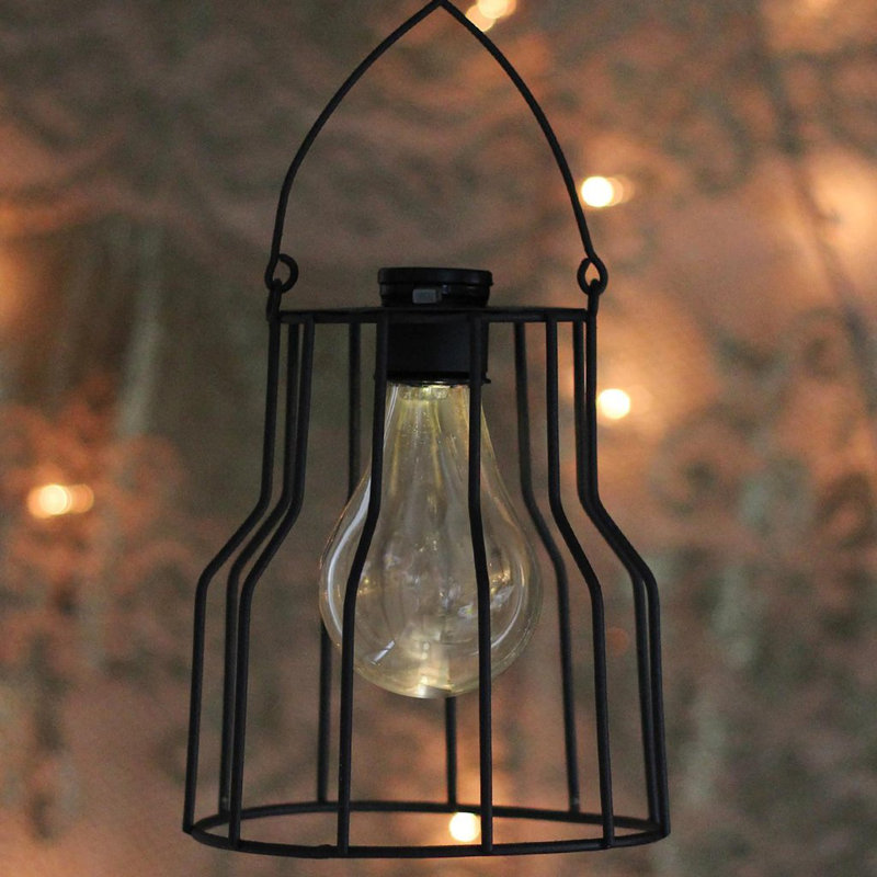 Williston Forge Wilson Solar Ed 1 Light Led Outdoor Metal Wilson Solar Ed 1 Light Led Outdoor Metal Hanging Lantern