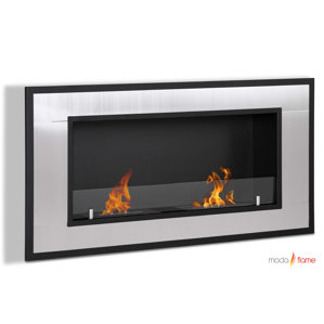 Brewerytown Wall Mount Ethanol Fireplace by Brayden Studio
