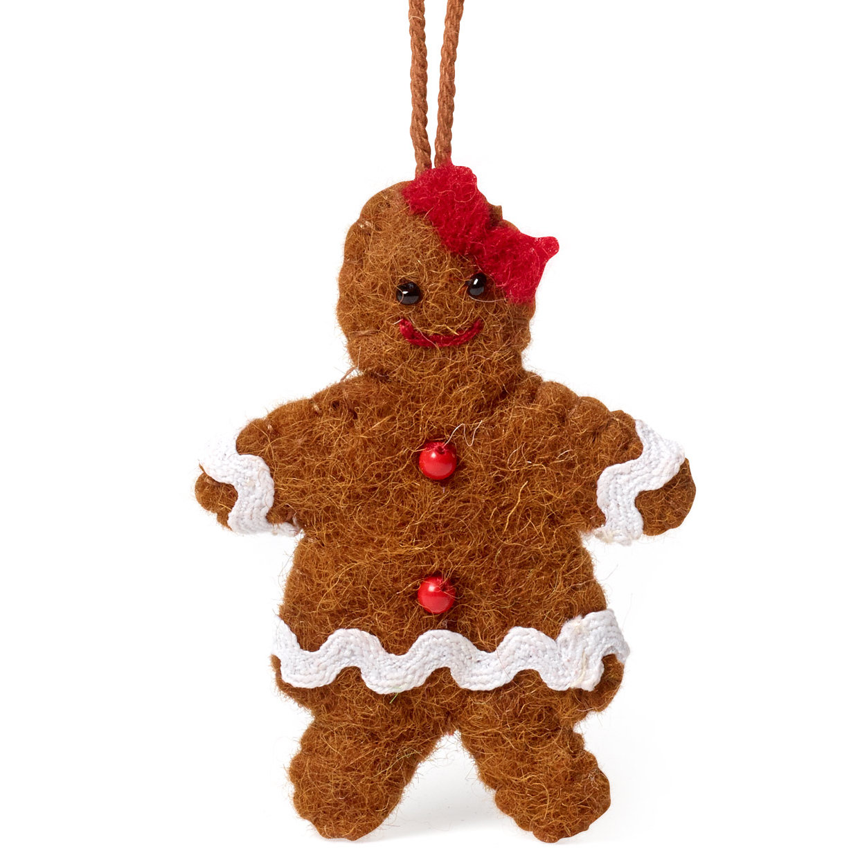 gingerbread girl ornament