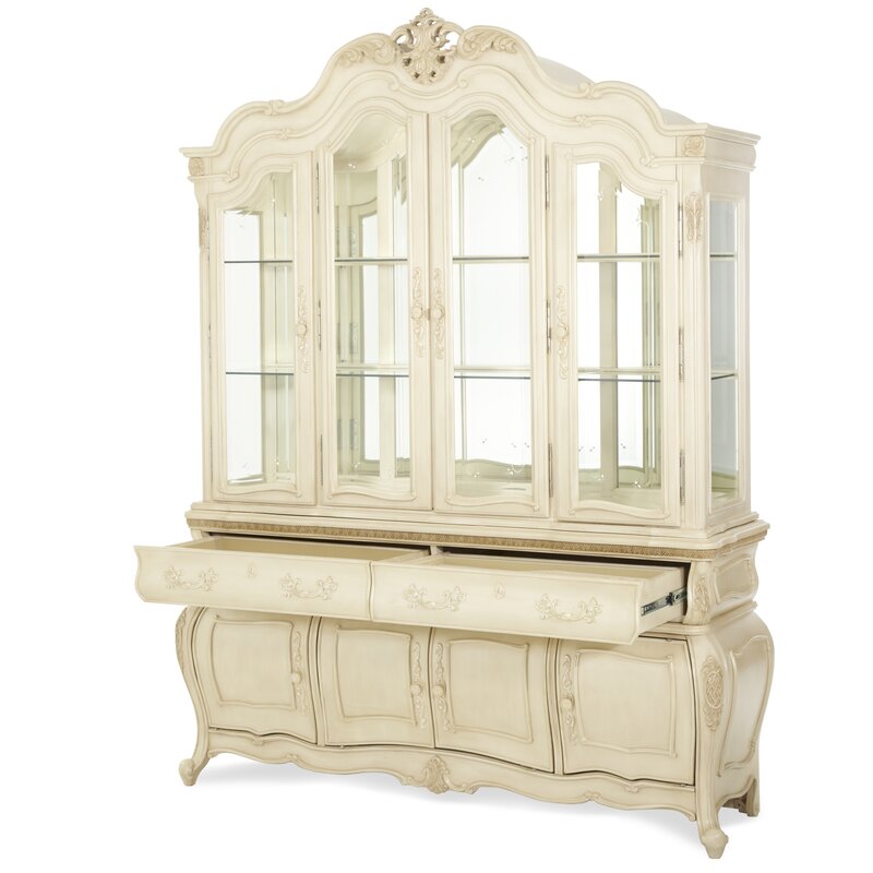 Michael Amini Lavelle Lighted China Cabinet Reviews Wayfair