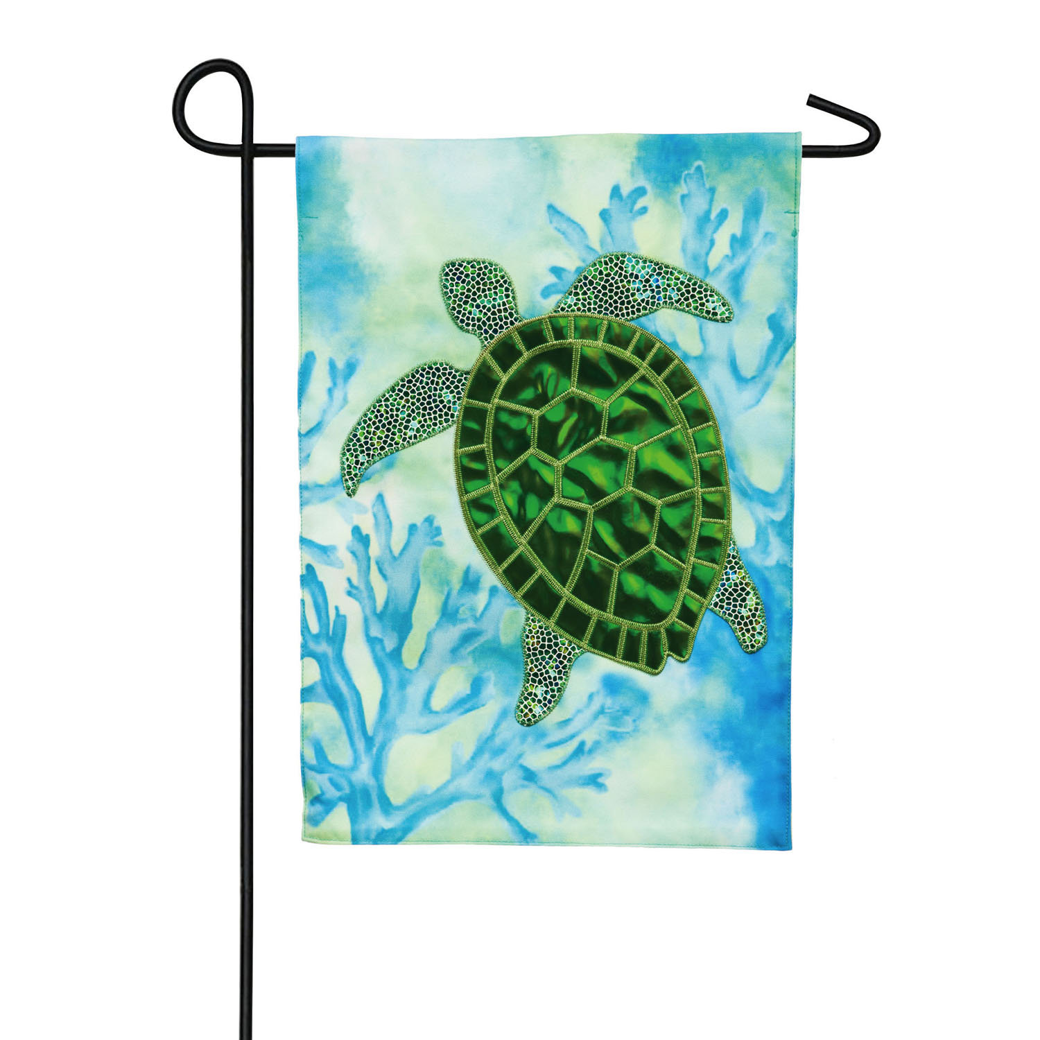 Evergreen Flag Garden Sea Turtle 2 Sided Linen 18 X 12 5 In Garden Flag Wayfair