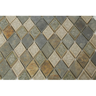 Arabesque Tile You Ll Love Wayfair Roman Selection Gl Mosaic Tile In Gray