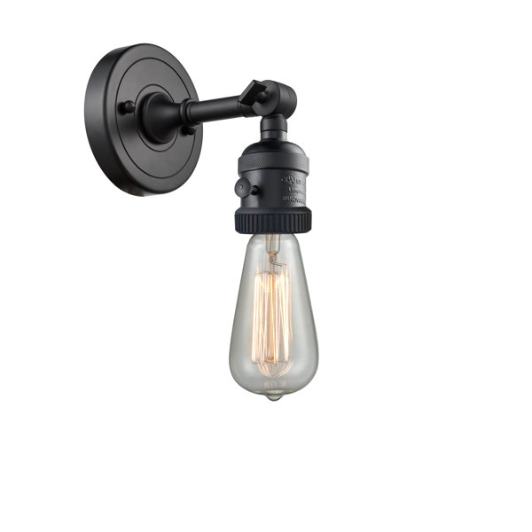Innovations Lighting Bare Bulb 1 Light Dimmable Brushed Satin Nickel Armed Sconce Wayfair