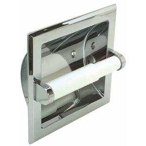 Recessed Toilet Paper Holder and Roller
