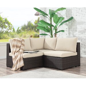 Alycia 3 Piece Sectional Set with Cushions