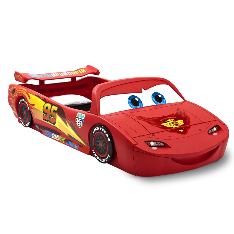 Delta Children Disney Pixar Cars Lightning Mcqueen Car Toddler Bed