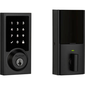 Kwikset 916 Touchscreen Contemporary Electronic Deadbolt Featuring Smartkey And Z Wave Technology Reviews Wayfair
