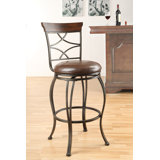 Enfield 29 Swivel Bar Stool (Set of 2) by Fleur De Lis Living